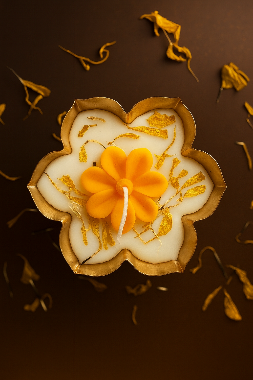 Urli Flower Candle – 3.5 Inch