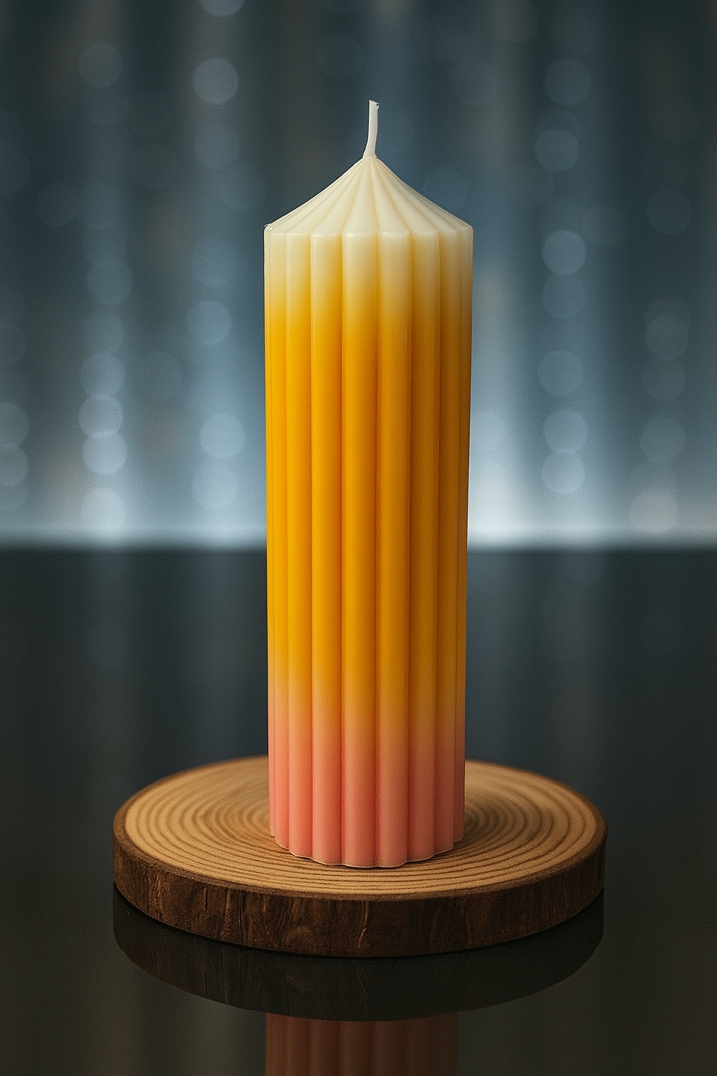 Ombre Pillar Candle