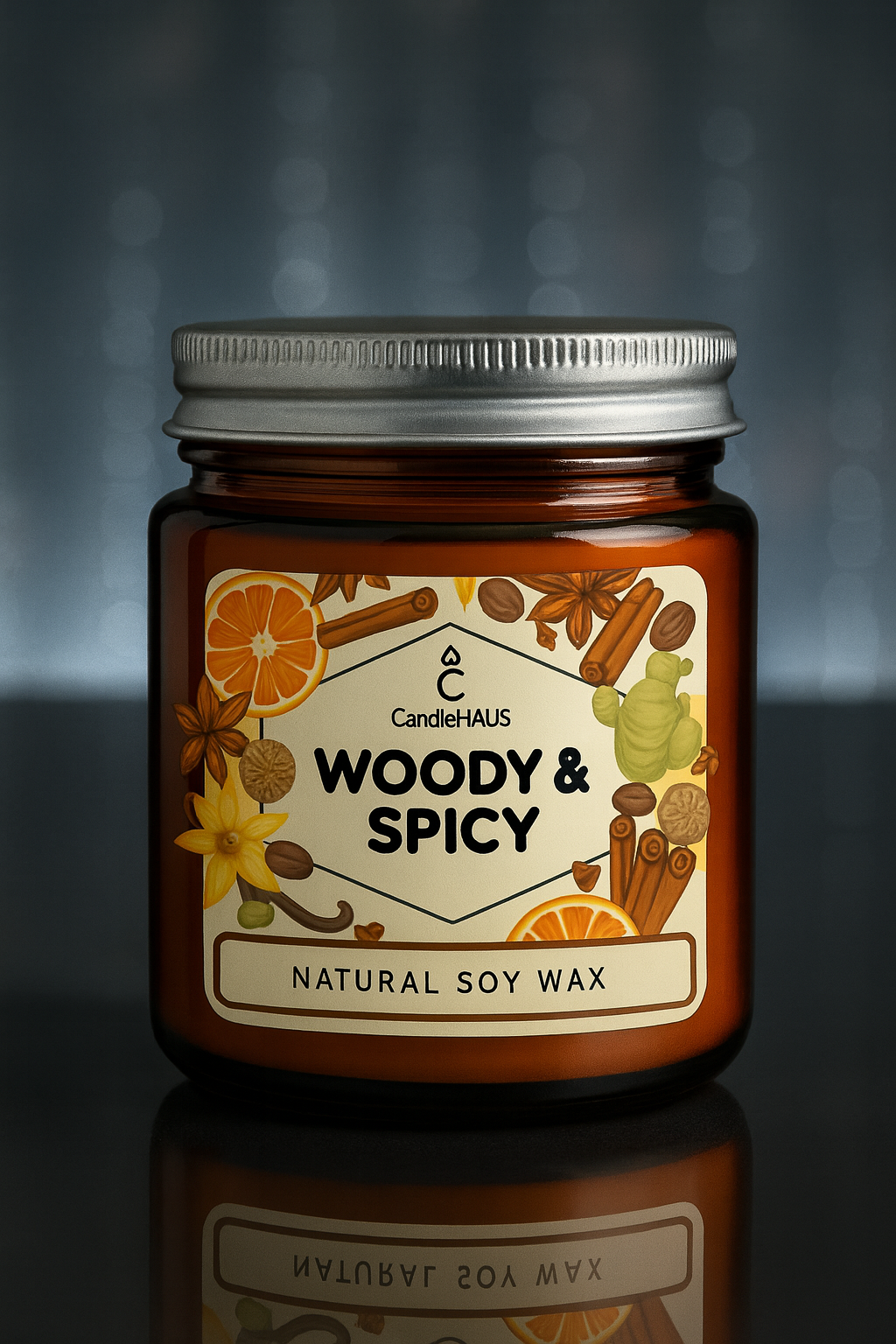 Woody Spicy Candle