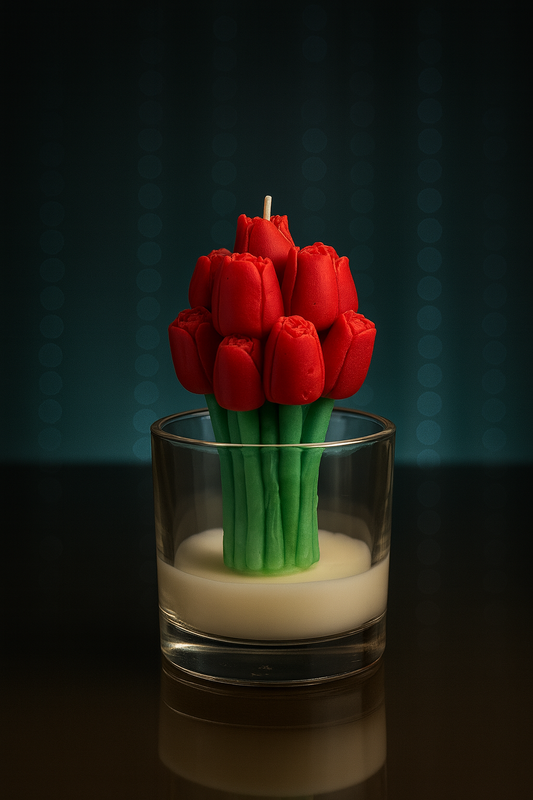Tulip Bouquet Candle