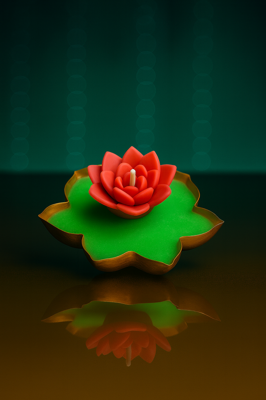Lotus Urli Candle